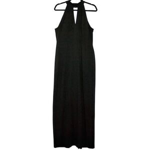 Calvin Klein Womens Keyhole Mock Neck Gown Dress Size 12